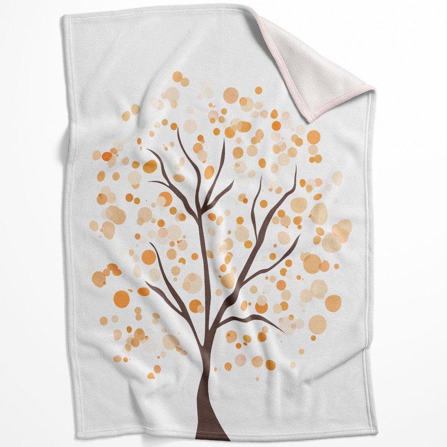 Bubble Trees A Blanket Blanket 75 x 100cm Clock Canvas