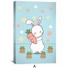 Bunny Tales Canvas Art A / 12 x 18in / Canvas Clock Canvas