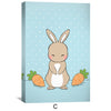 Bunny Tales Canvas Art C / 12 x 18in / Canvas Clock Canvas