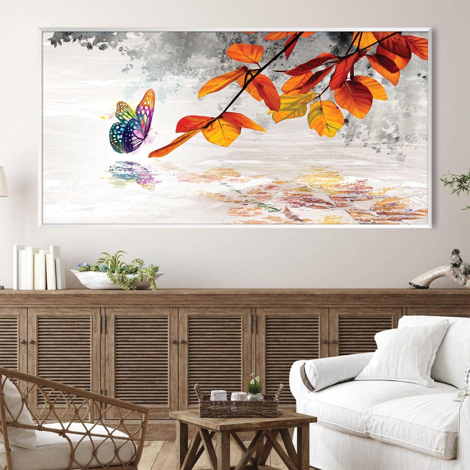 Butterfly Ballet Canvas Art Clock Canvas