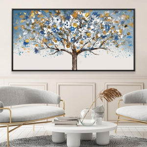 Butterfly Branches Canvas Art 20 x 10in / Canvas Clock Canvas