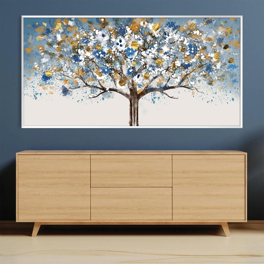 Butterfly Branches Canvas Art Clock Canvas