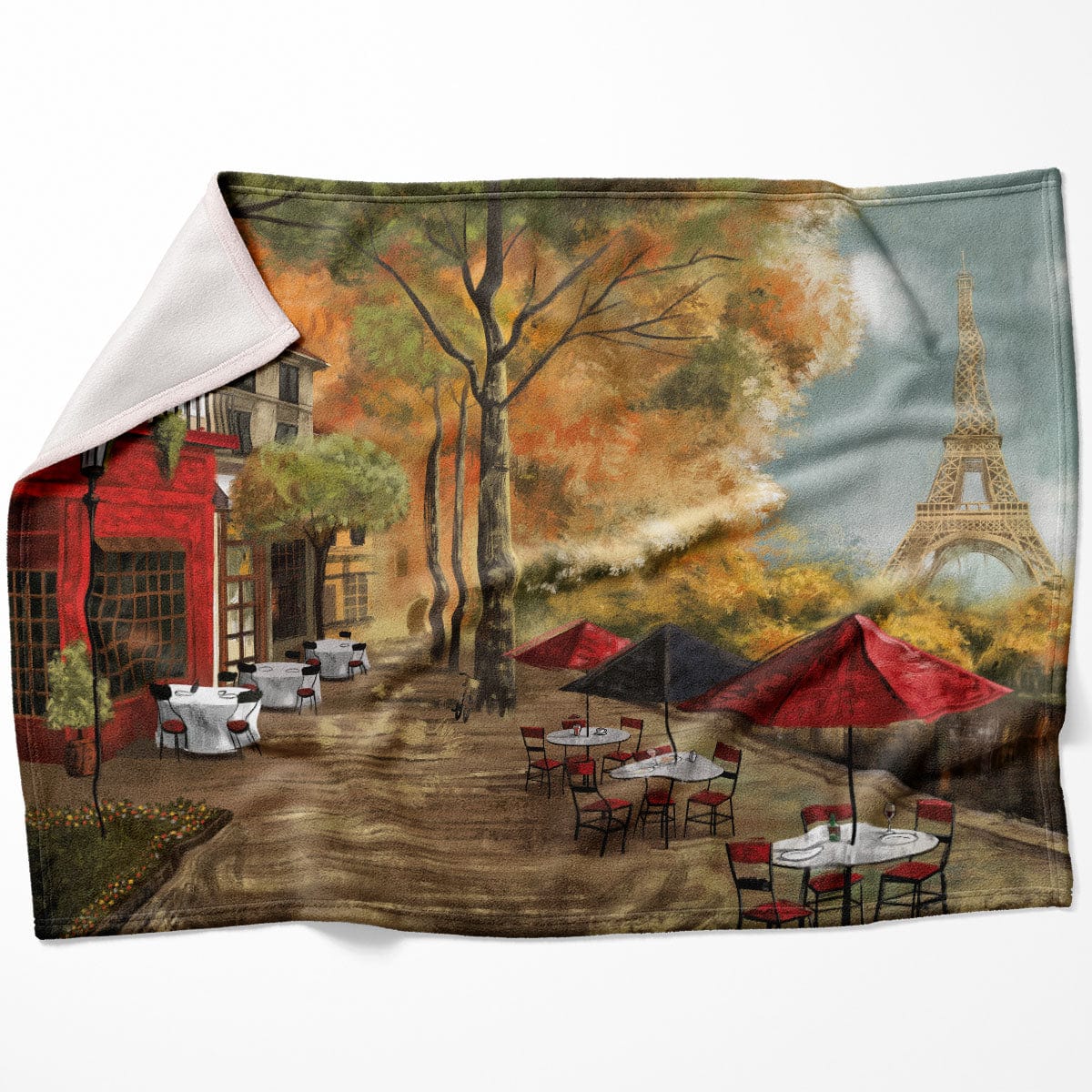 Cafe de la Tour Eiffel Blanket product thumbnail