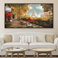 Cafe de la Tour Eiffel Canvas Art 50 x 25cm / Framed Prints Clock Canvas