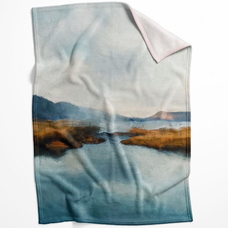 Calm Afternoon Blanket Blanket 75 x 100cm Clock Canvas