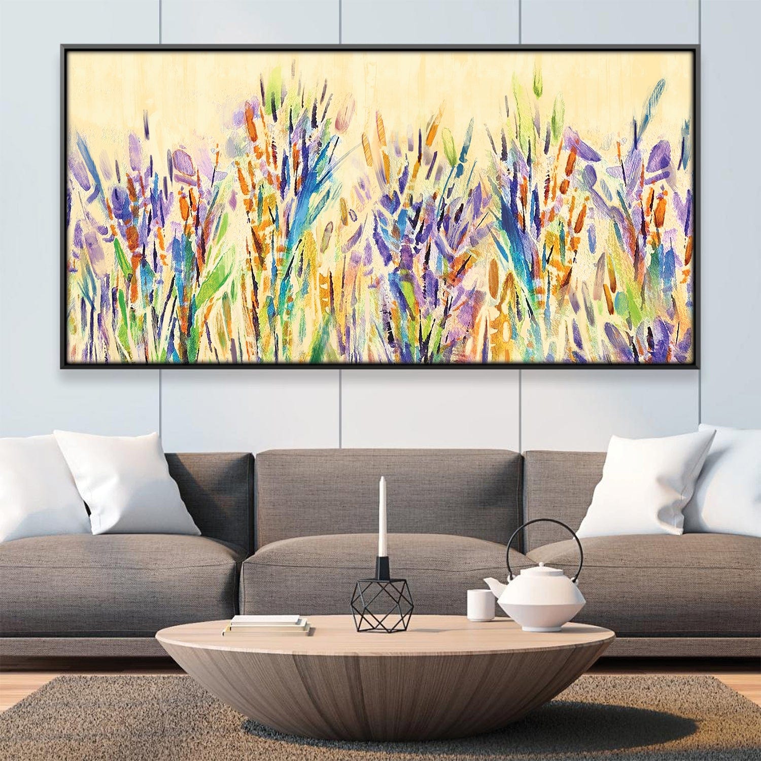 Calm Growth Canvas Art Clock Canvas