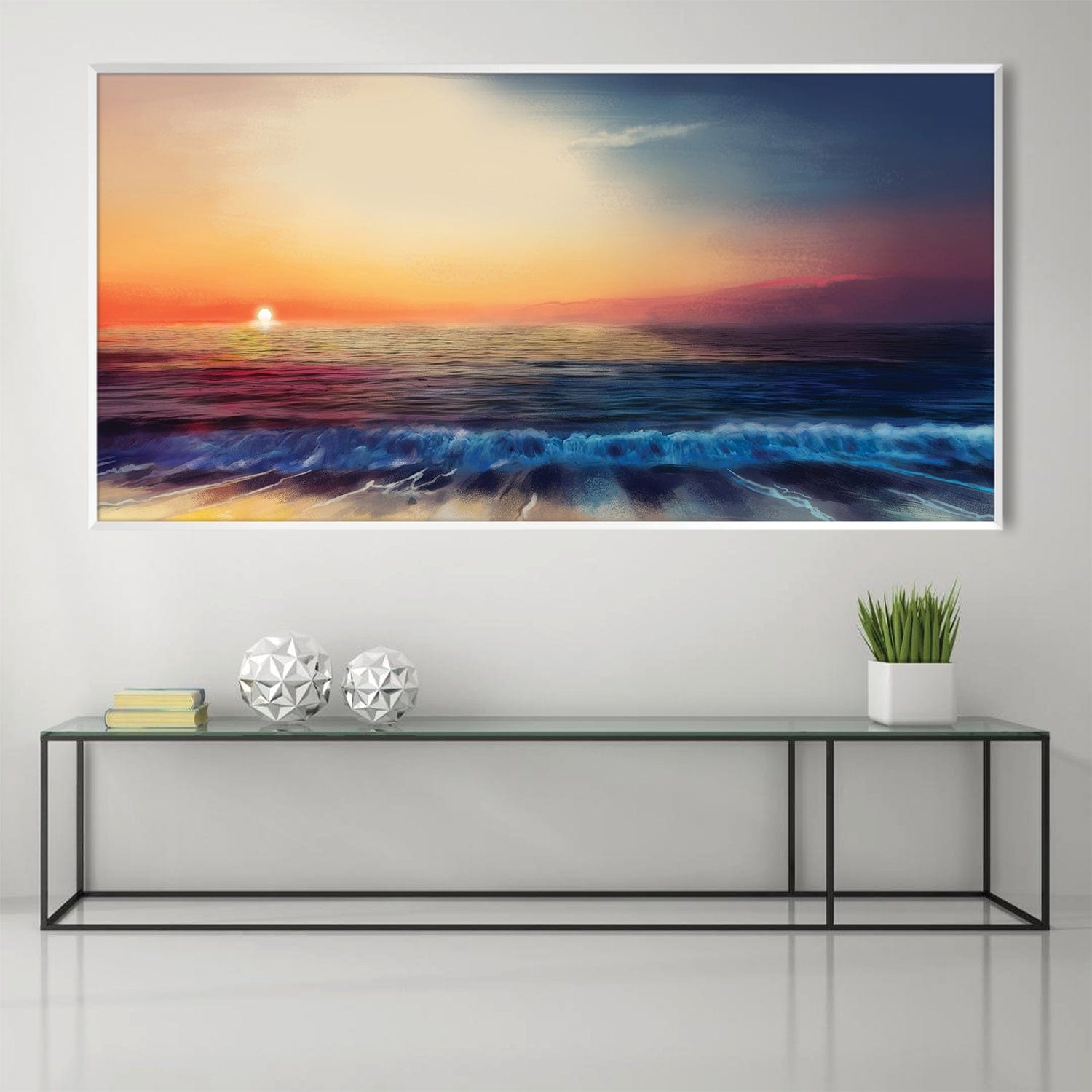 Calm Shores Canvas - Single Panel Art Clock Canvas