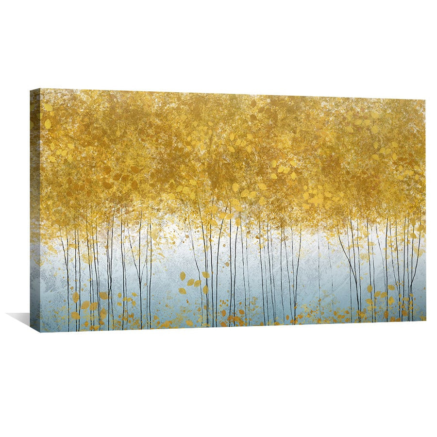 Canopy Of Yellow Canvas Art Clock Canvas