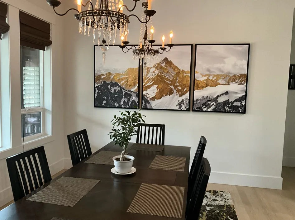 Clock Canvas wall art in Carla S.'s home