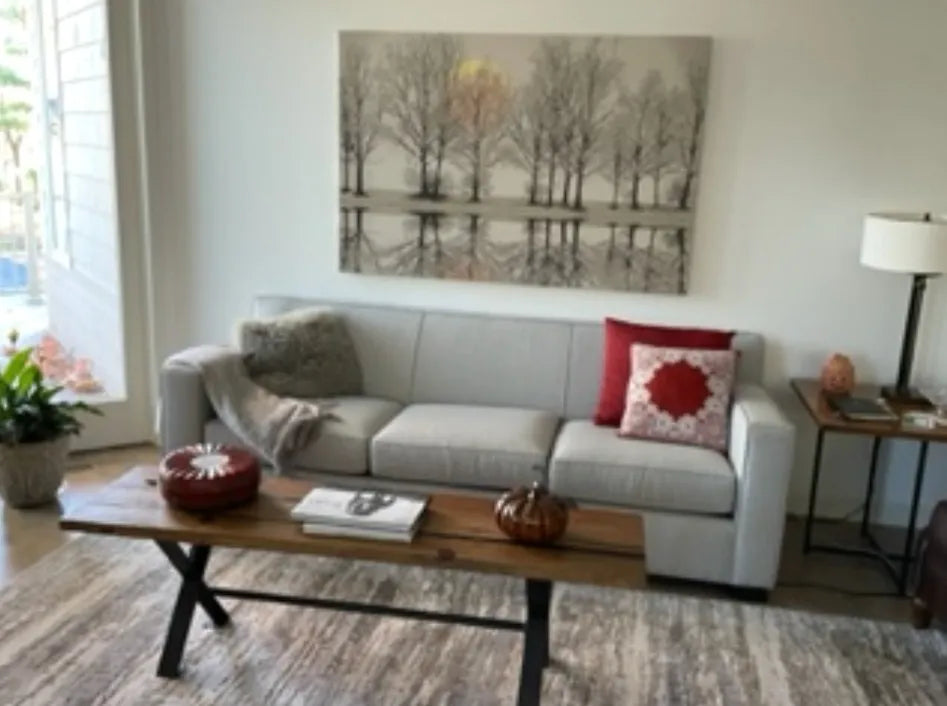 Clock Canvas wall art in Terri B.'s home