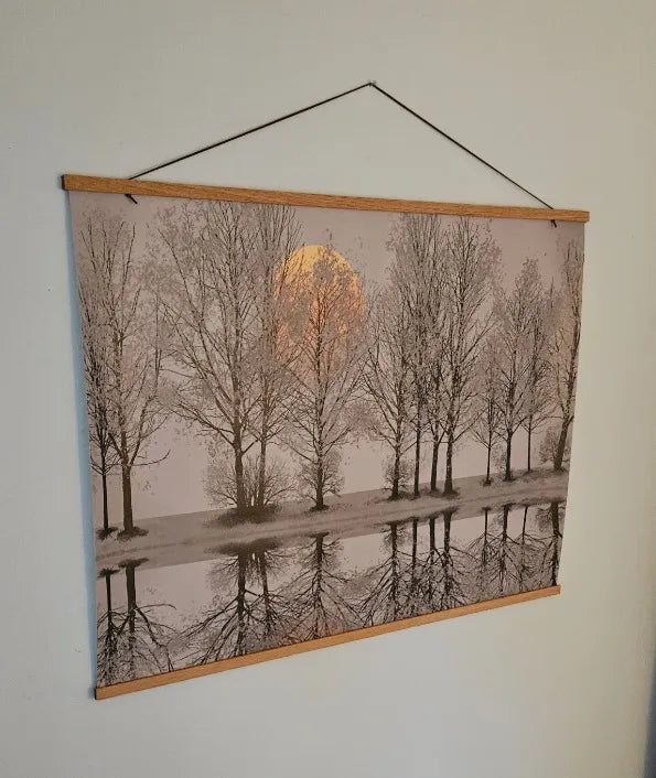 Clock Canvas wall art in Patricia S.'s home