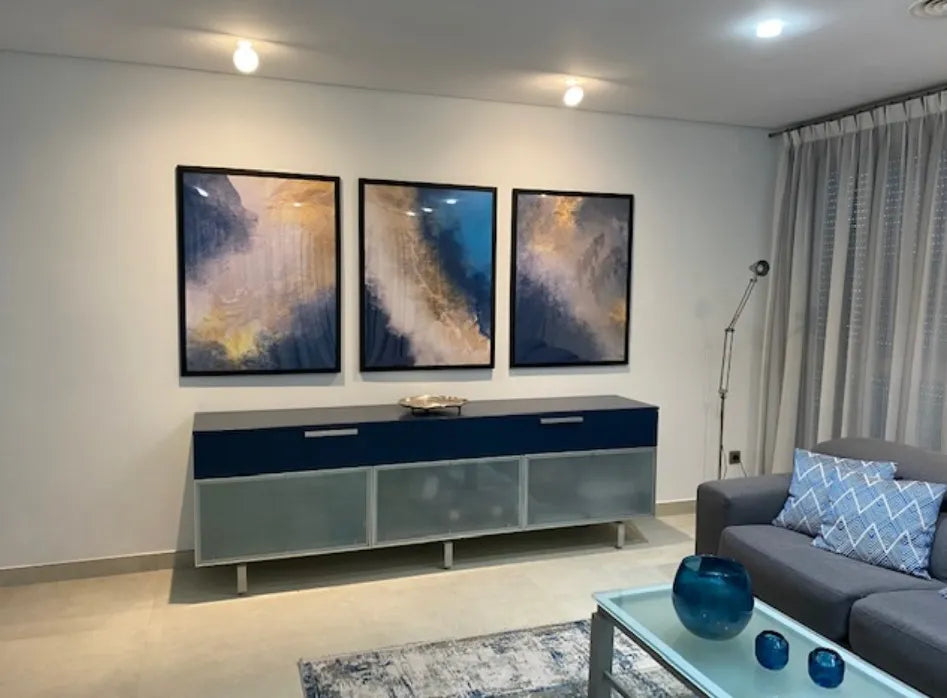 Clock Canvas wall art in Susi M.'s home