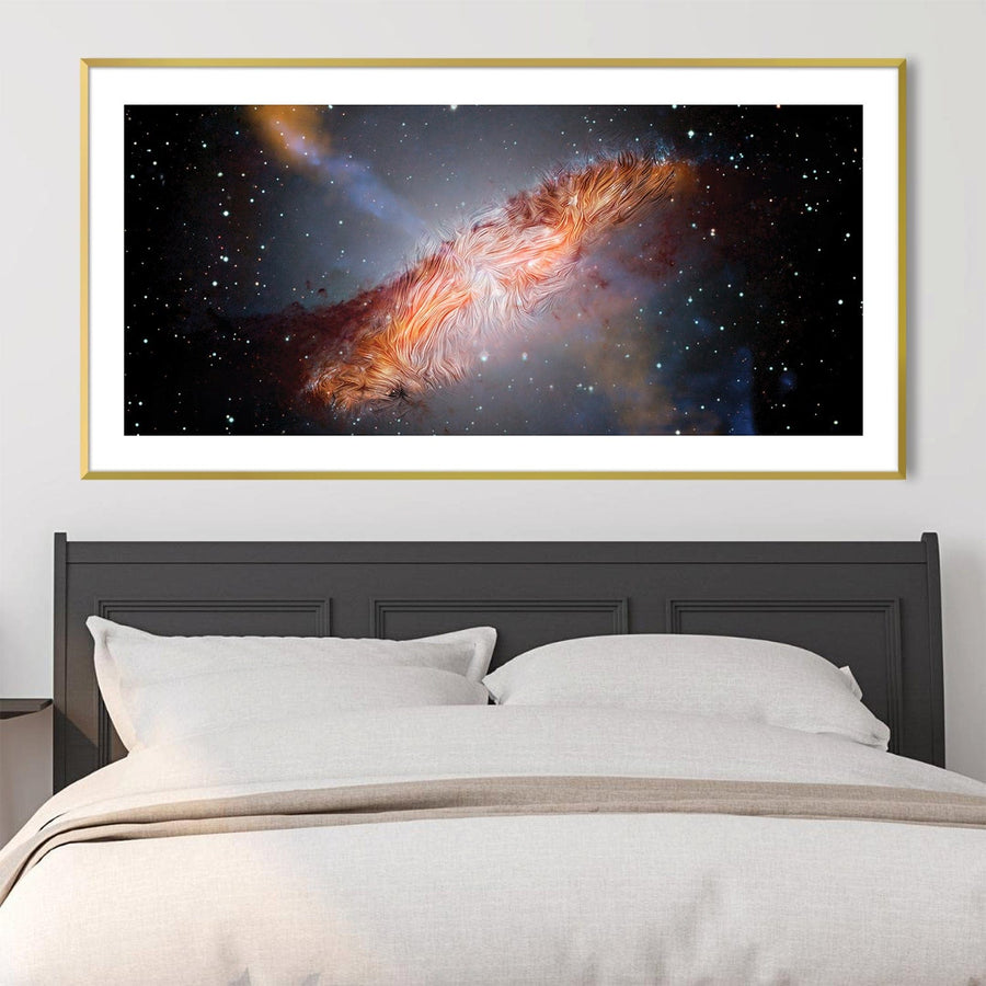 Centaurus A Canvas Art Clock Canvas