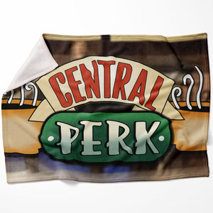 Central Perk Blanket Blanket 75 x 100cm Clock Canvas