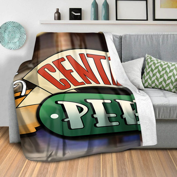 Central Perk Blanket Blanket Clock Canvas