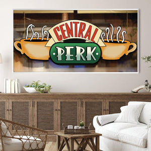 Central Perk Canvas Art Clock Canvas