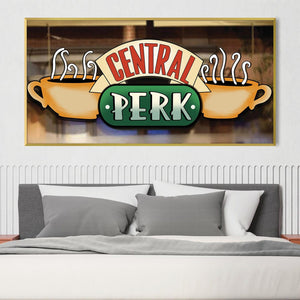 Central Perk Canvas Art Clock Canvas