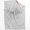 Charcoal Nature A Blanket Blanket 75 x 100cm Clock Canvas