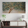 Circle Leaves Canvas Art Clock Canvas
