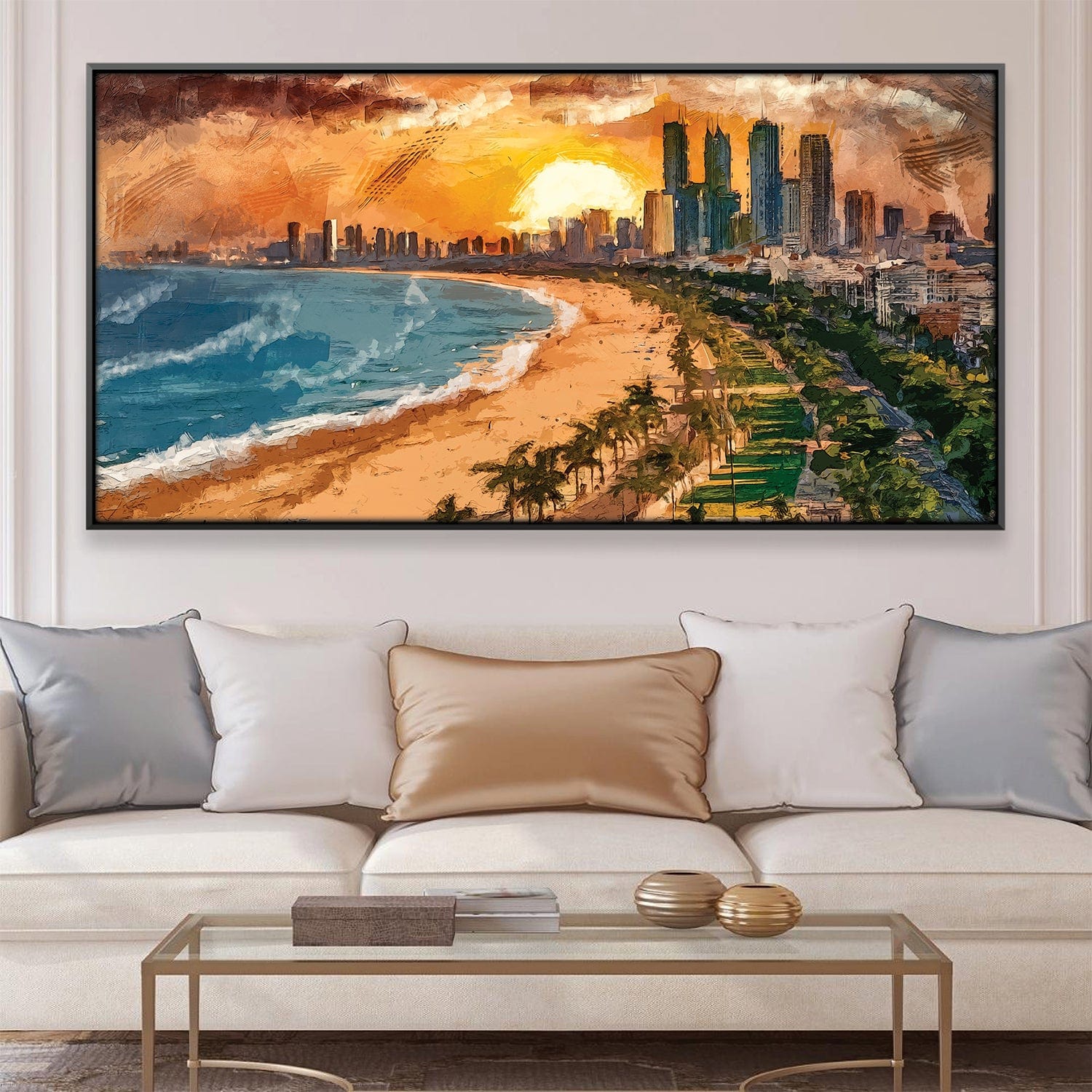 City Beachscape Canvas product thumbnail