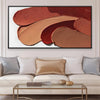 Clay Brushed Canvas Art 20 x 10in / Canvas Clock Canvas