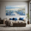 Coastal Bloom Canvas Art Clock Canvas
