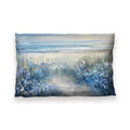 Coastal Bloom Cushion Cushion 13 x 19in Clock Canvas