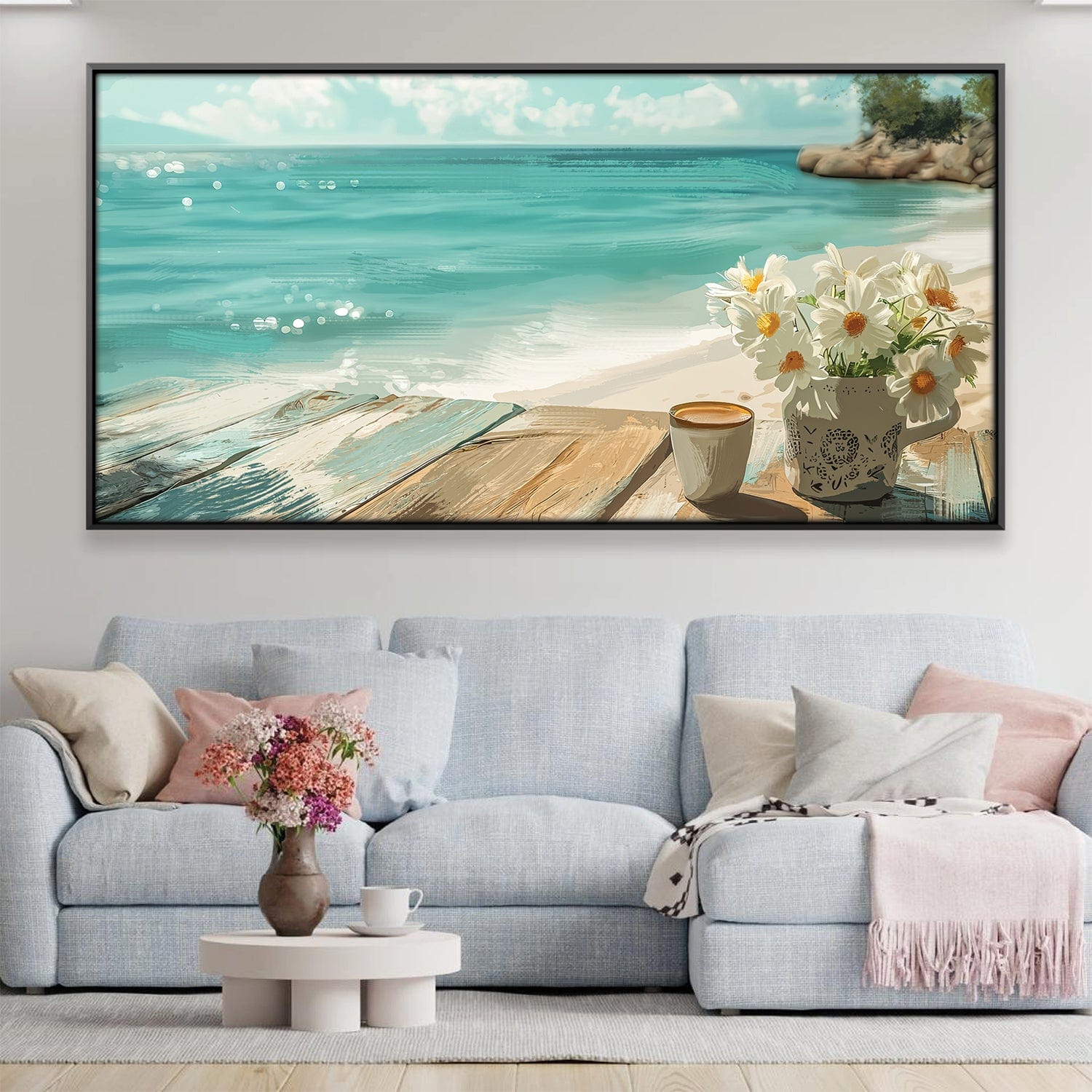 Coastal Coffee Break Canvas product thumbnail