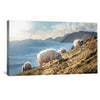 Coastal Pasture Canvas Art Clock Canvas