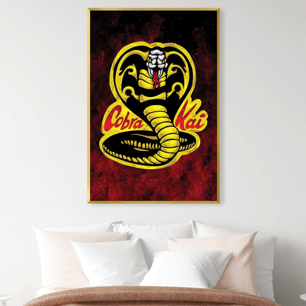 Cobra Kai Canvas Art Clock Canvas