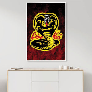 Cobra Kai Canvas Art Clock Canvas