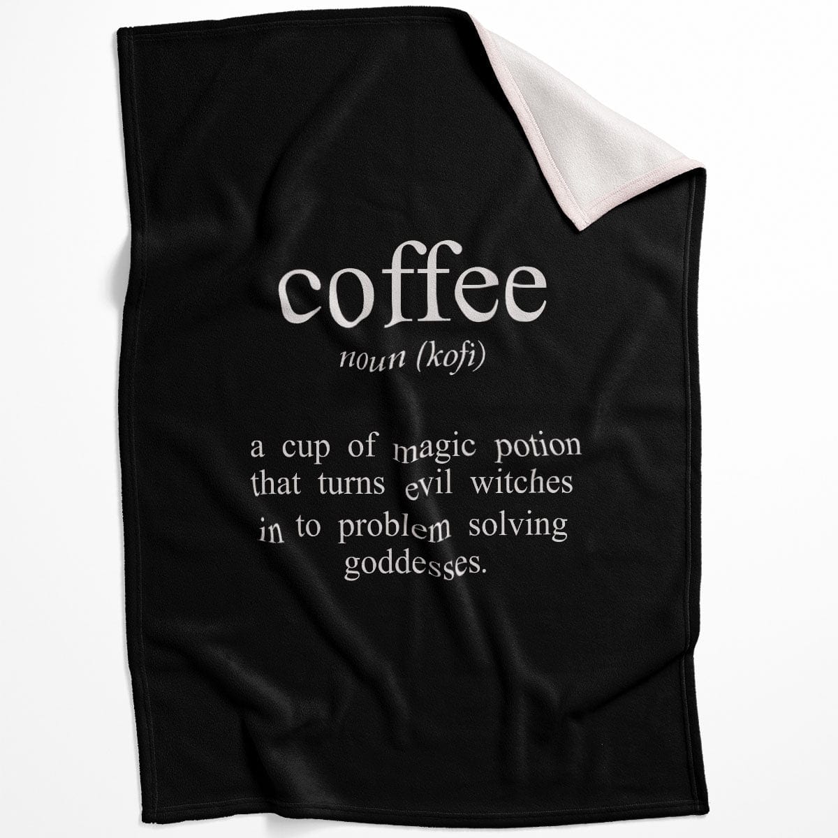 Coffee and Tea A Blanket Blanket 75 x 100cm Clock Canvas