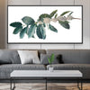 Coffee Leaves Canvas Art Clock Canvas