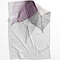 Color Splash Leaf C Blanket Blanket 75 x 100cm Clock Canvas
