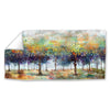 Colorful Forestry Easy Build Frame Posters, Prints, & Visual Artwork Fabric Print Only / 40 x 20in Clock Canvas