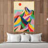 Colorful Iceberg Canvas Art Clock Canvas