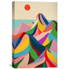 Colorful Iceberg Canvas Art Clock Canvas