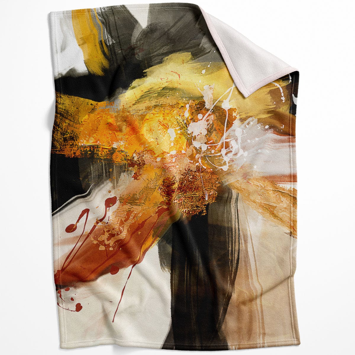 Combust of Color Blanket Blanket 75 x 100cm Clock Canvas