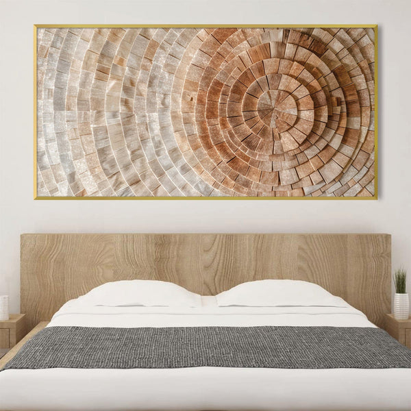 Concentric Harmony Canvas Art Clock Canvas