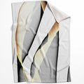 Contrasting Waves C Blanket Blanket 75 x 100cm Clock Canvas