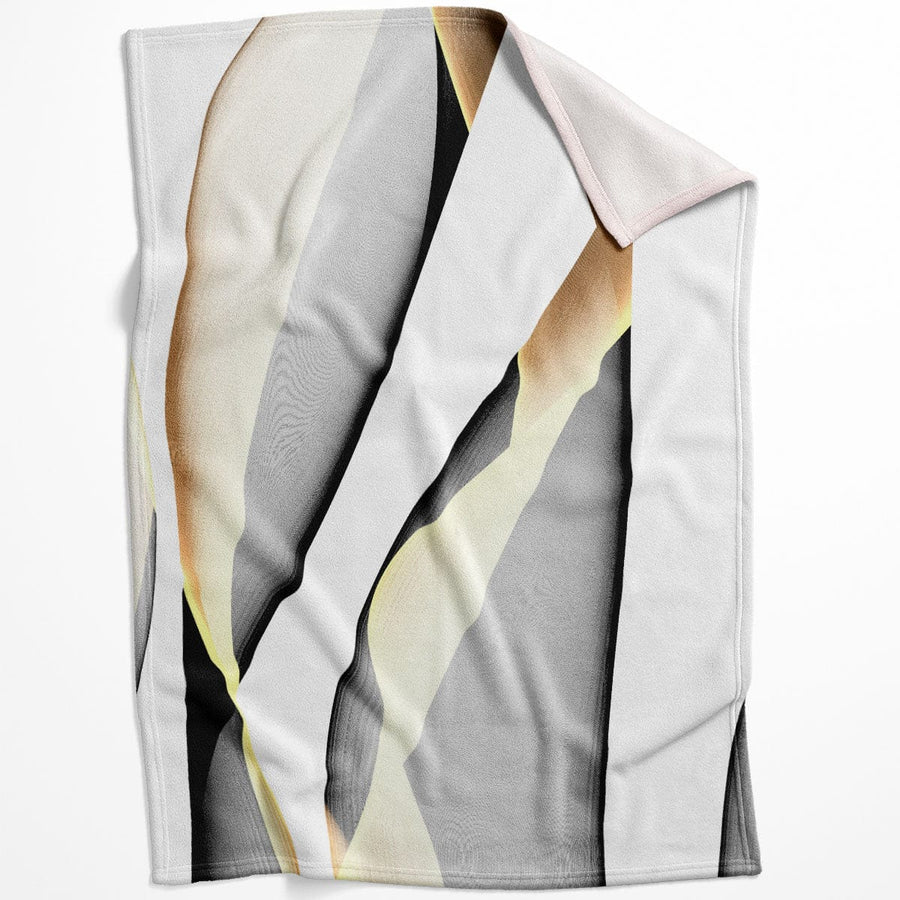 Contrasting Waves C Blanket Blanket 75 x 100cm Clock Canvas