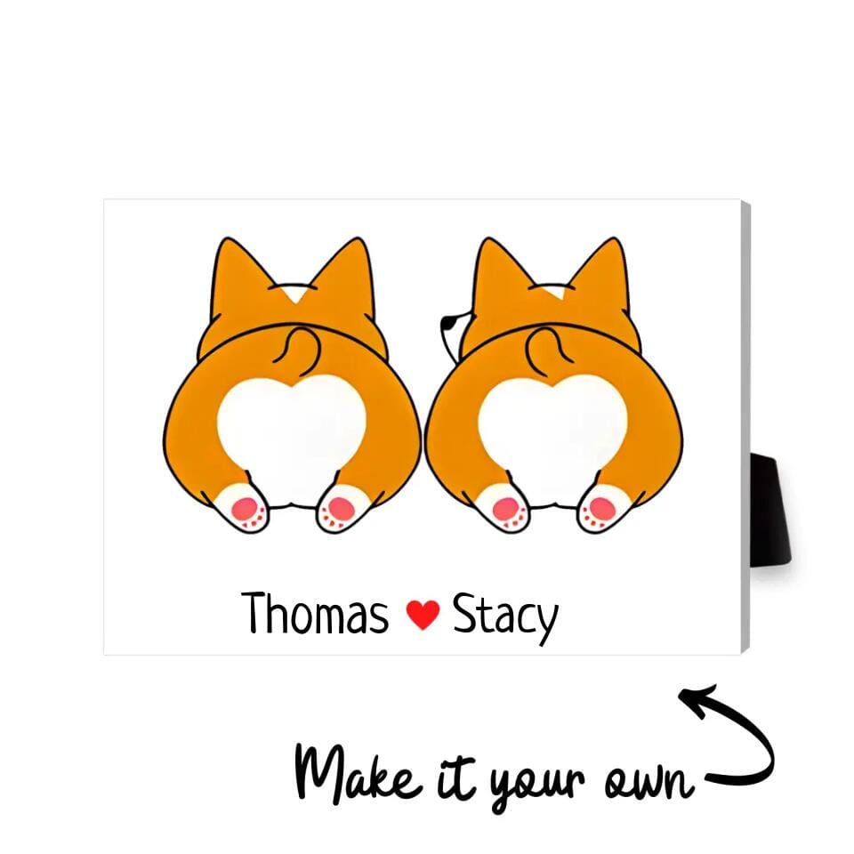 Corgi Butt Love Desktop Canvas product thumbnail