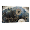 Cosmic Blooms Canvas Art Clock Canvas
