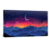 Cosmic Dawn Canvas Art Clock Canvas