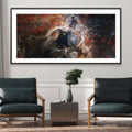 Cosmic Tarantula Canvas Art 20 x 10in / Canvas Clock Canvas