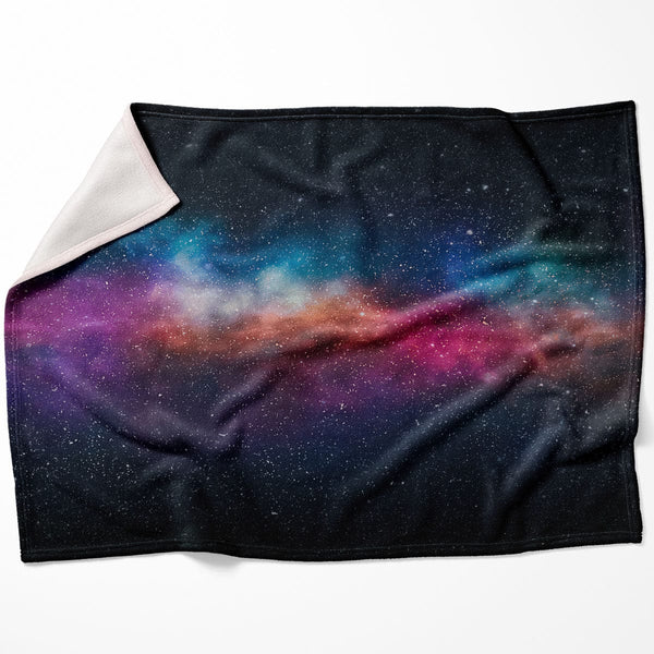 Cosmos Blanket Blanket 75 x 100cm Clock Canvas