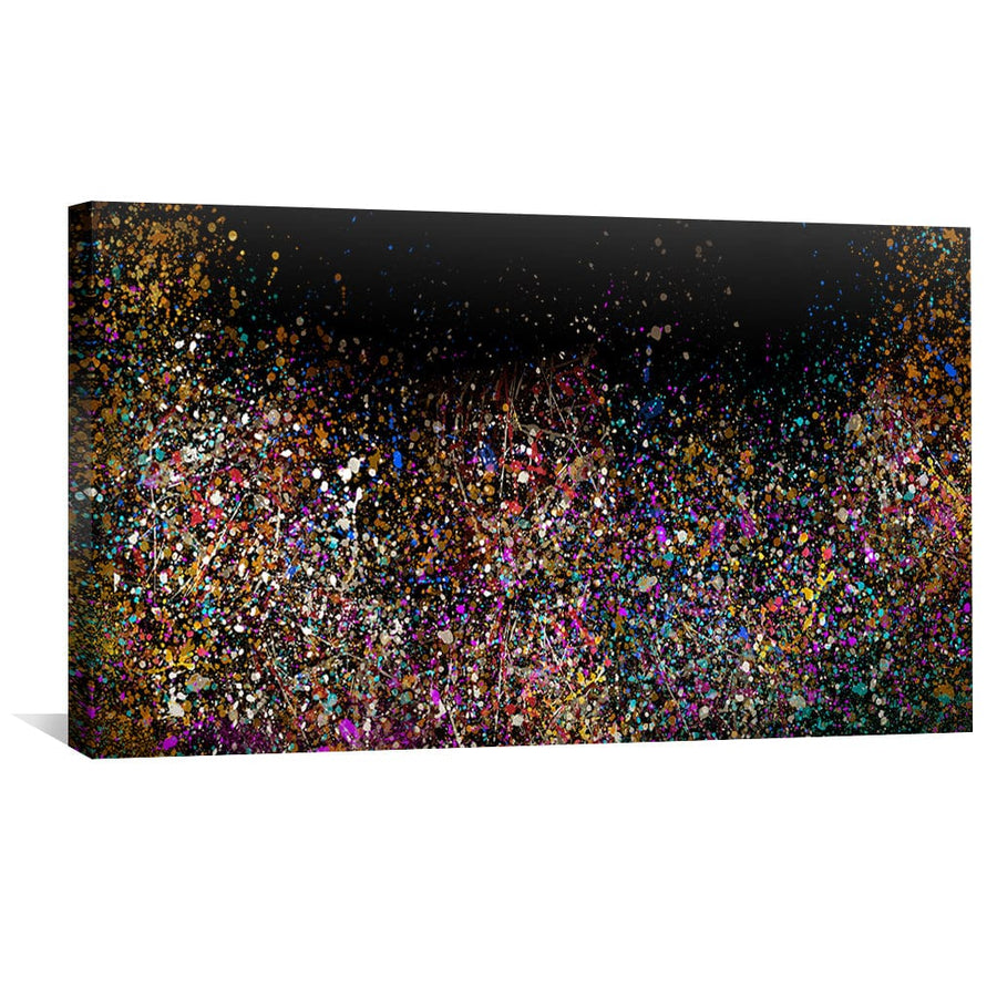 Cosmos of Color Canvas Art Clock Canvas