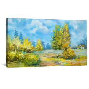 Countryside Harmony Canvas Art Clock Canvas