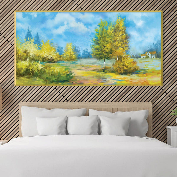 Countryside Harmony Canvas Art Clock Canvas