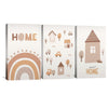 Cozy Home Canvas Art Clock Canvas